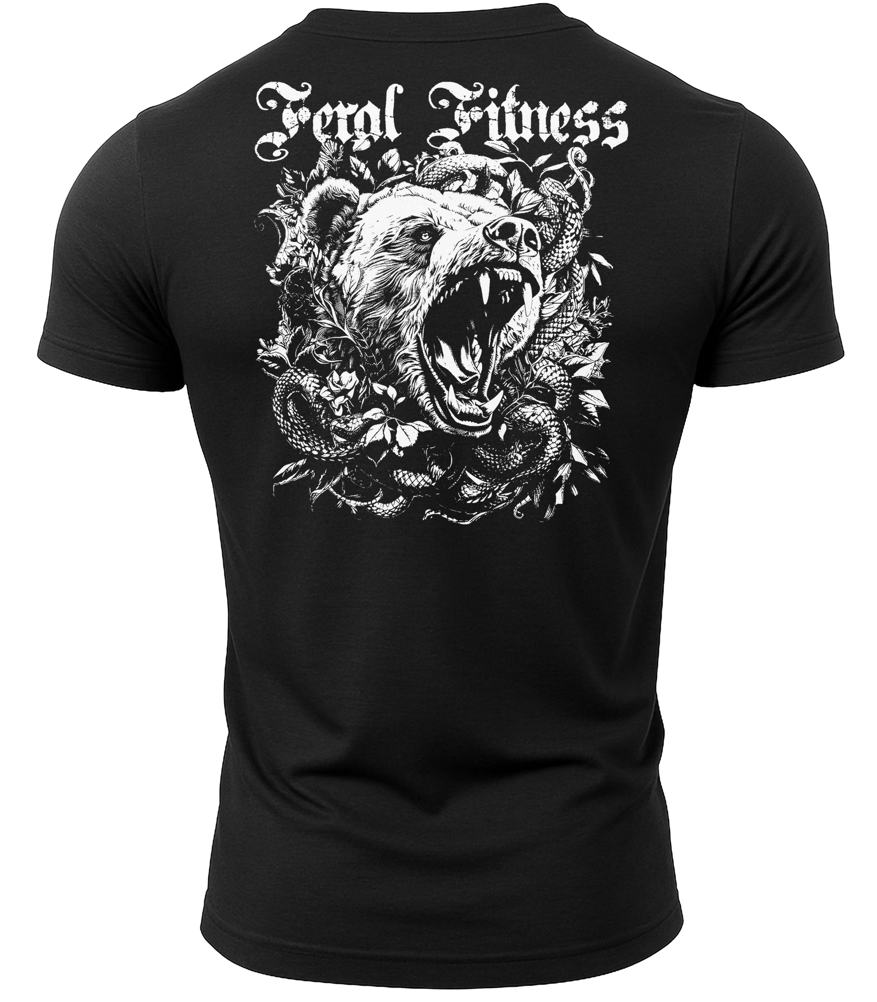 GYMTIER-FERALFITNESSBEAR-GD001 - BLAC