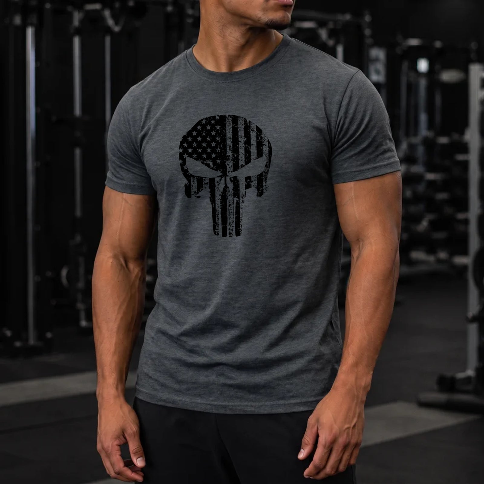 front | Model 2 | Primary | Dark Heather