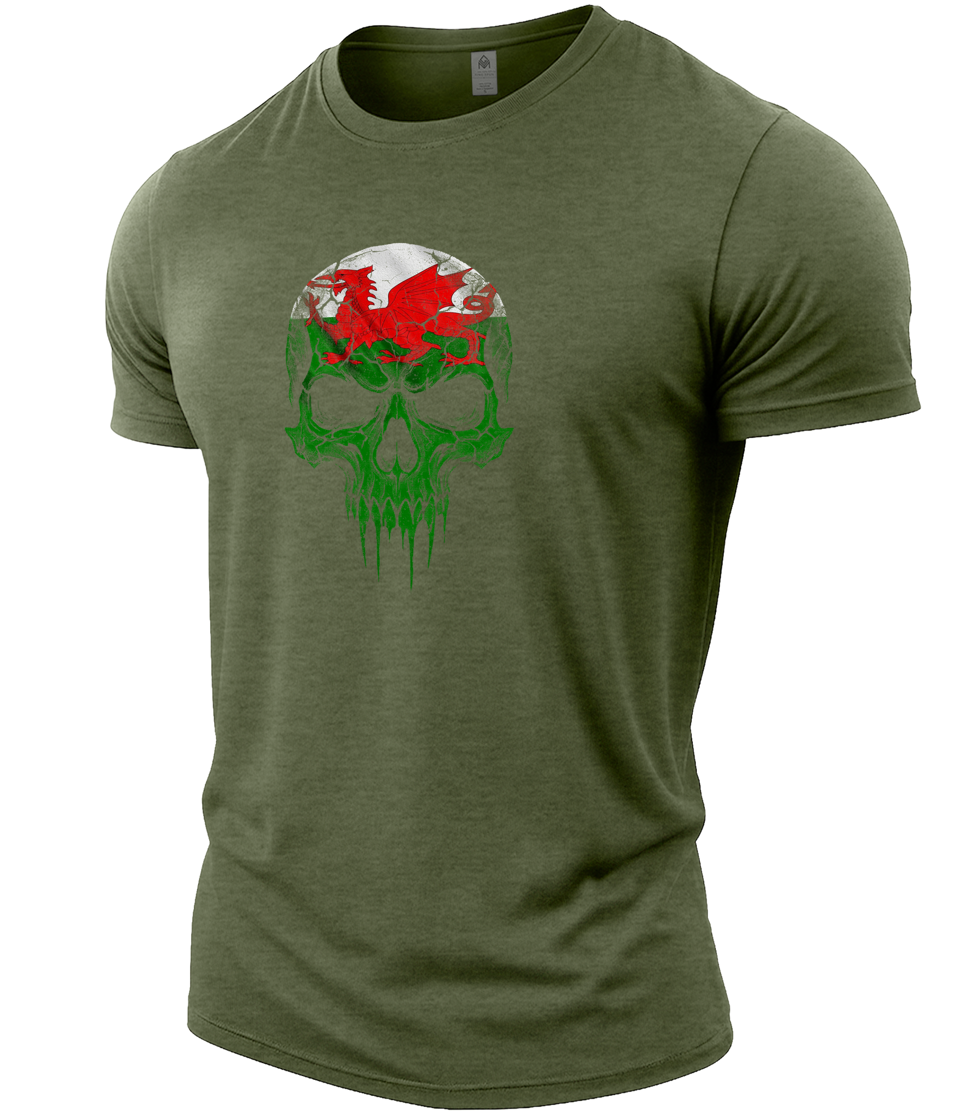 Heather Military Green | Angle