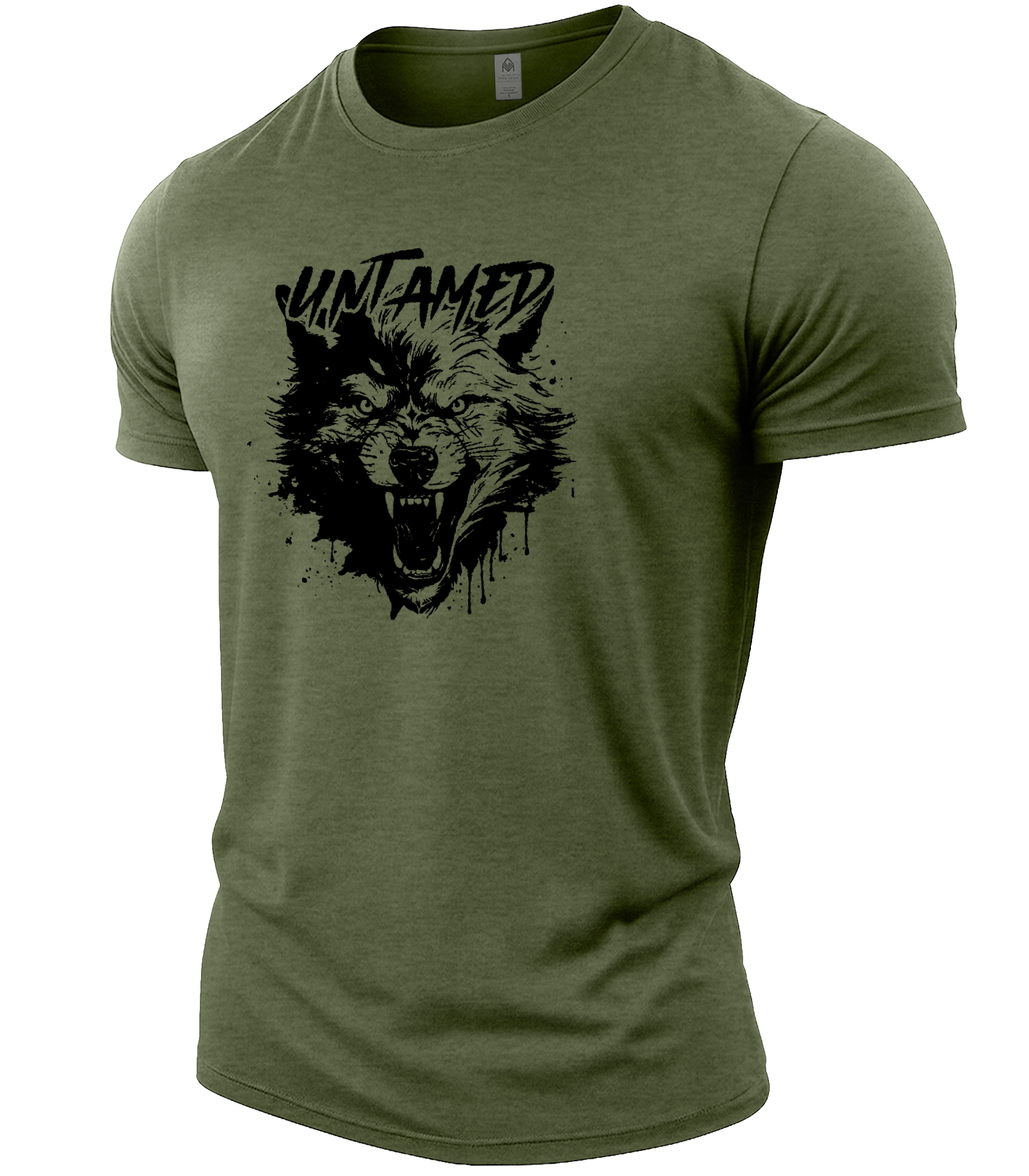 Heather Military Green | Angle