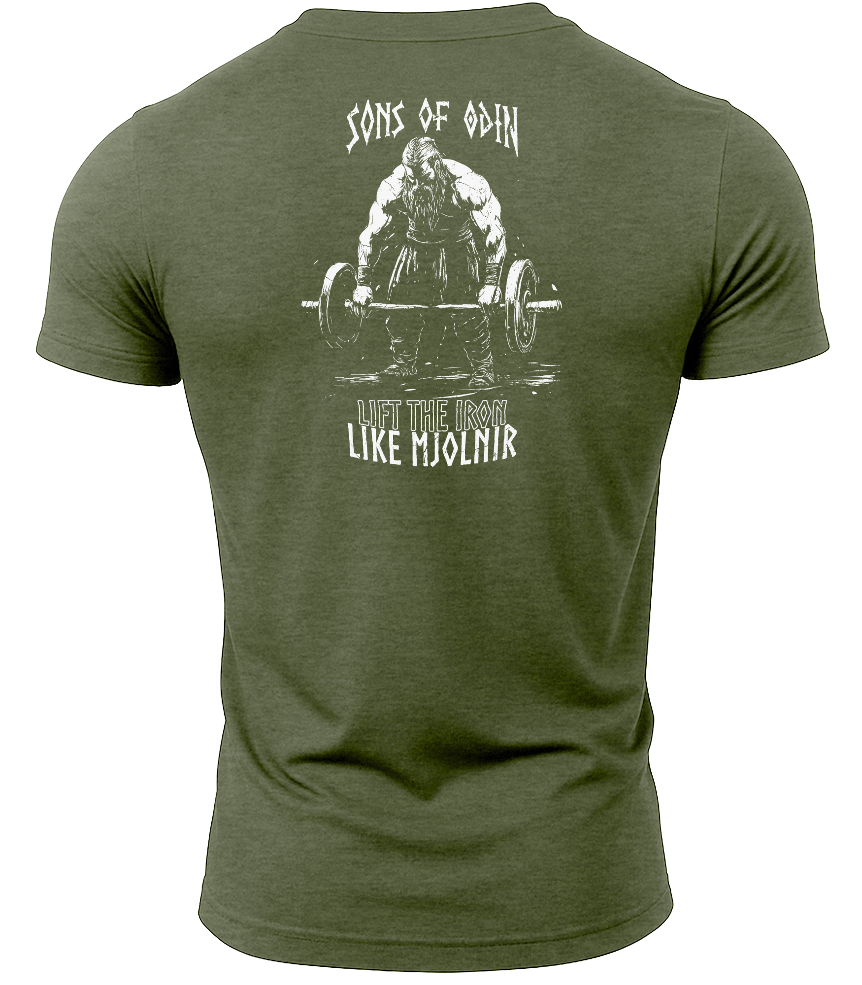 Heather Military Green | Back