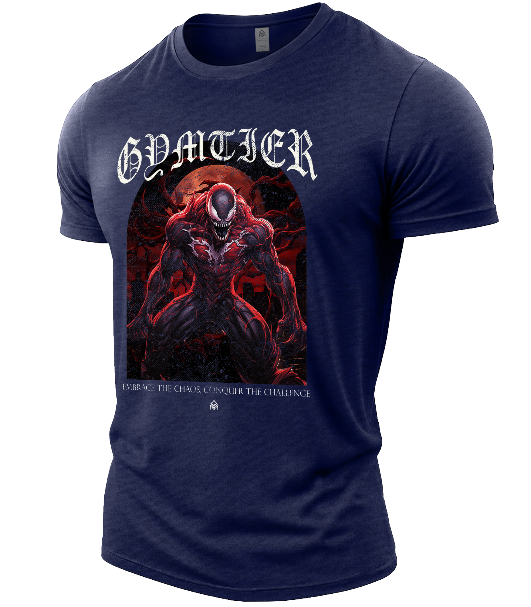 Heather Navy | Angle