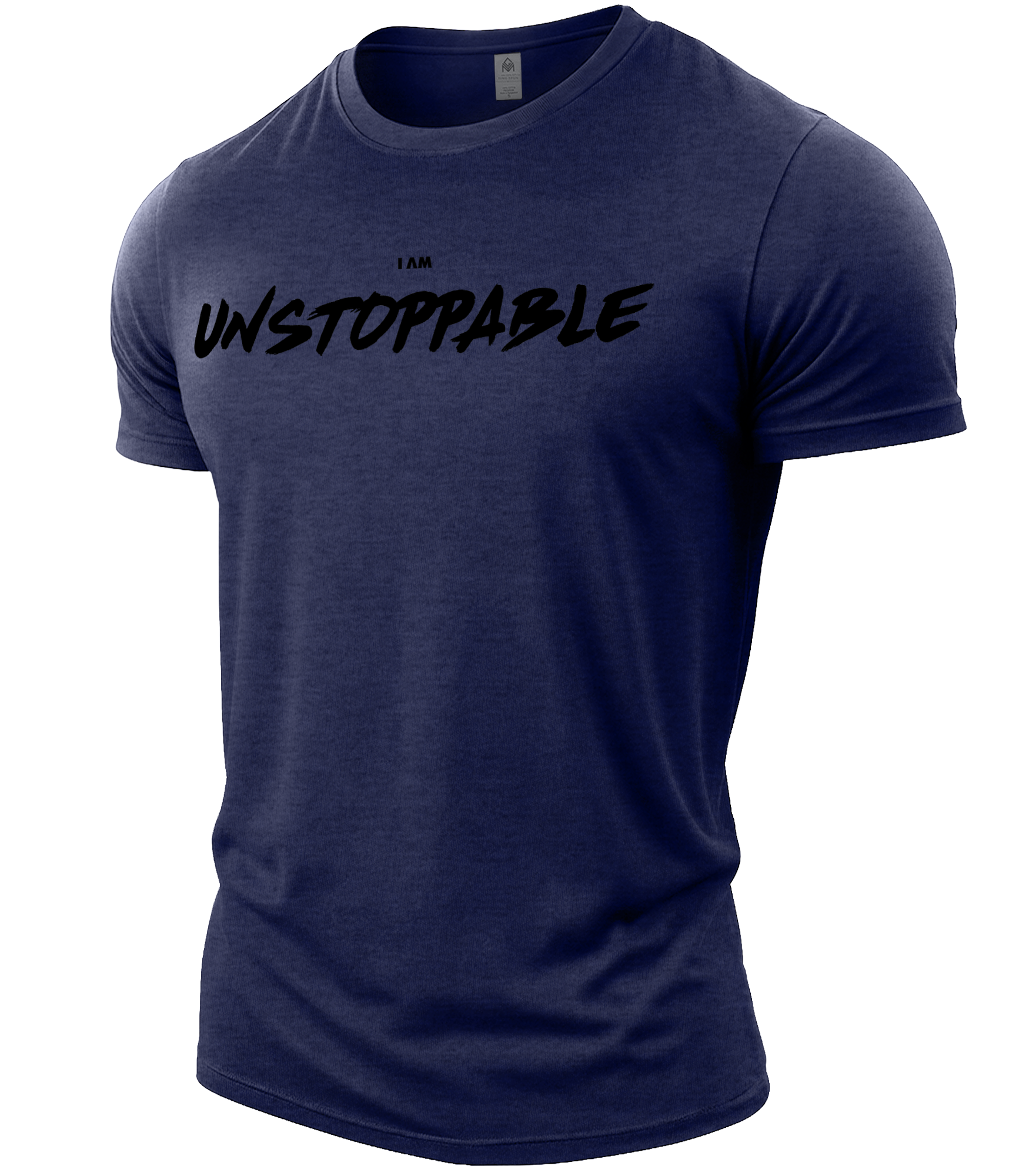 Heather Navy | Angle