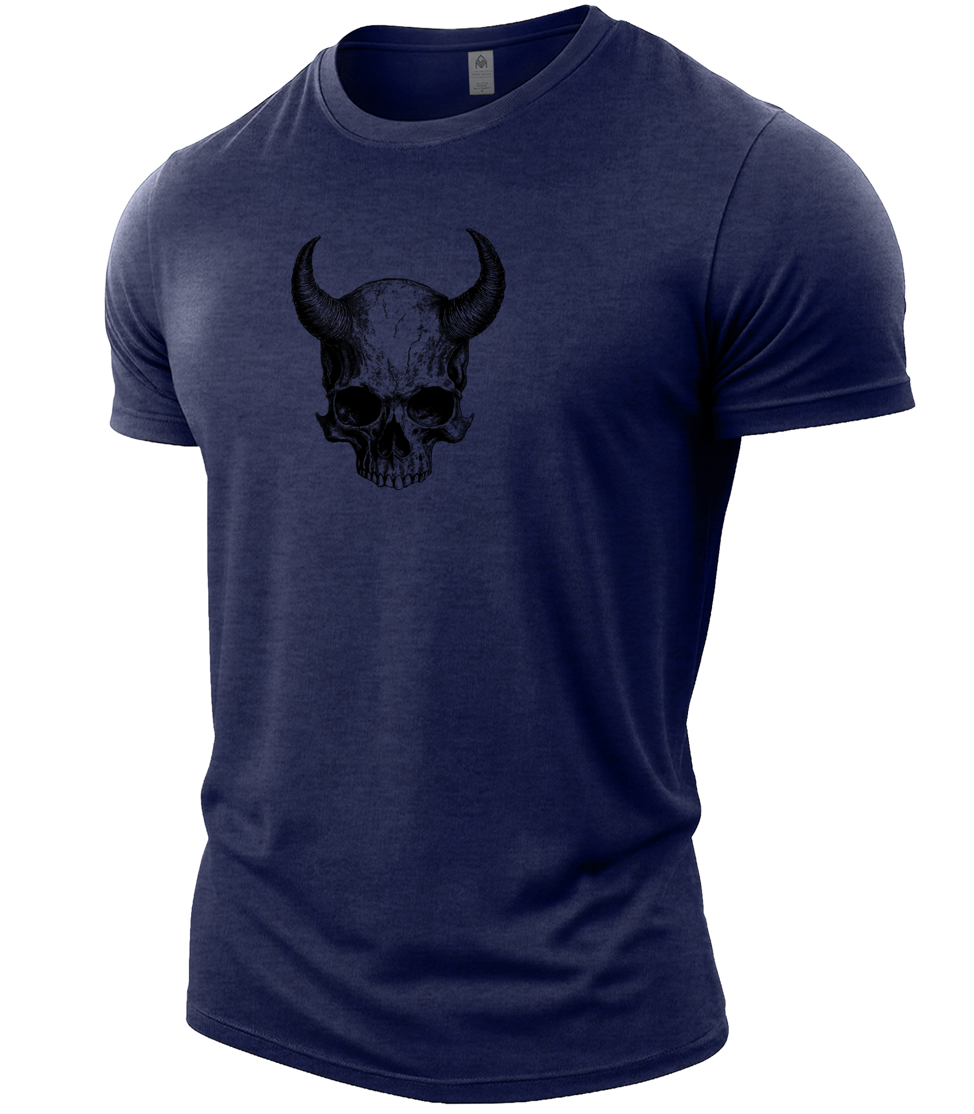 Heather Navy | Angle