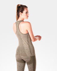 Women's Sculpt Khaki Vest