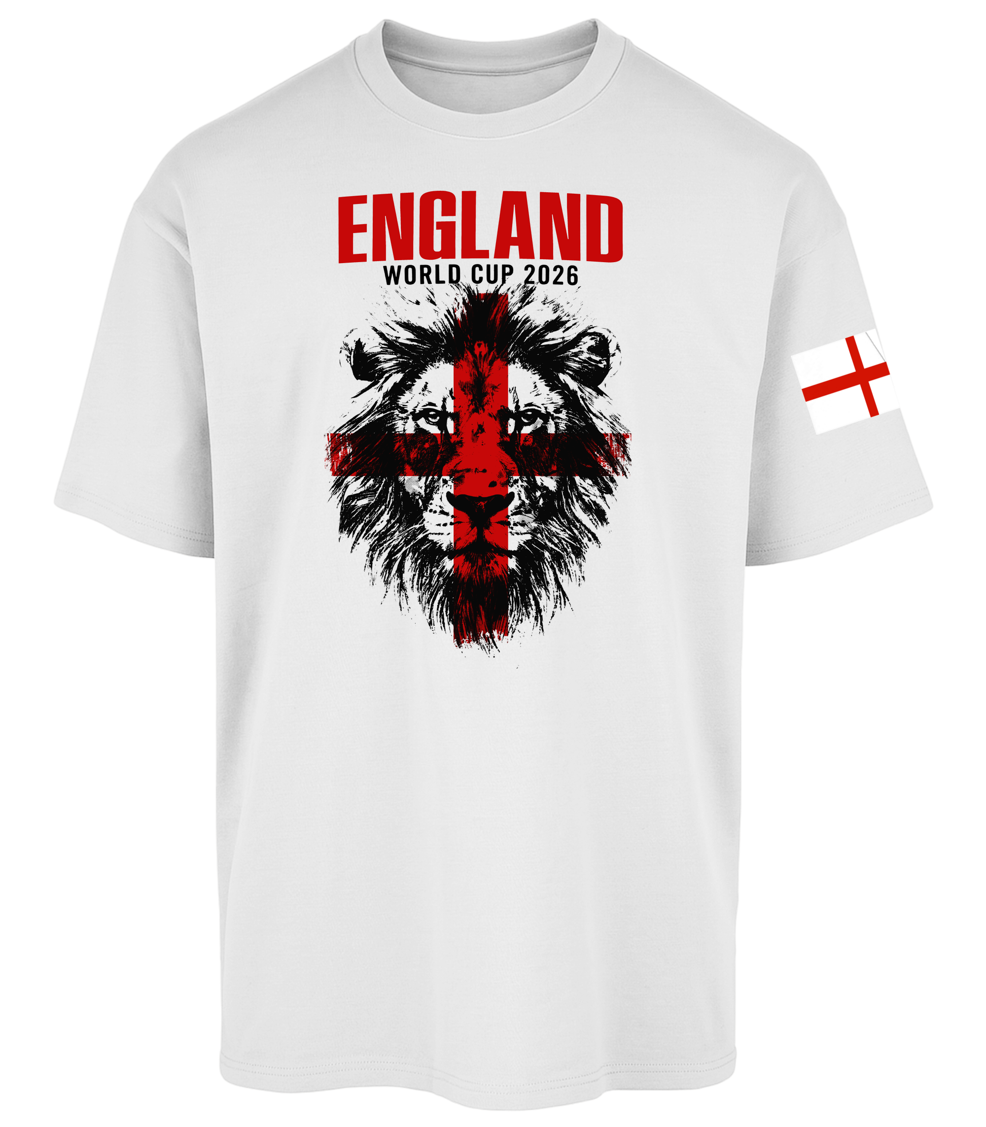 Lion of England 2026 - Men's Oversized Tee