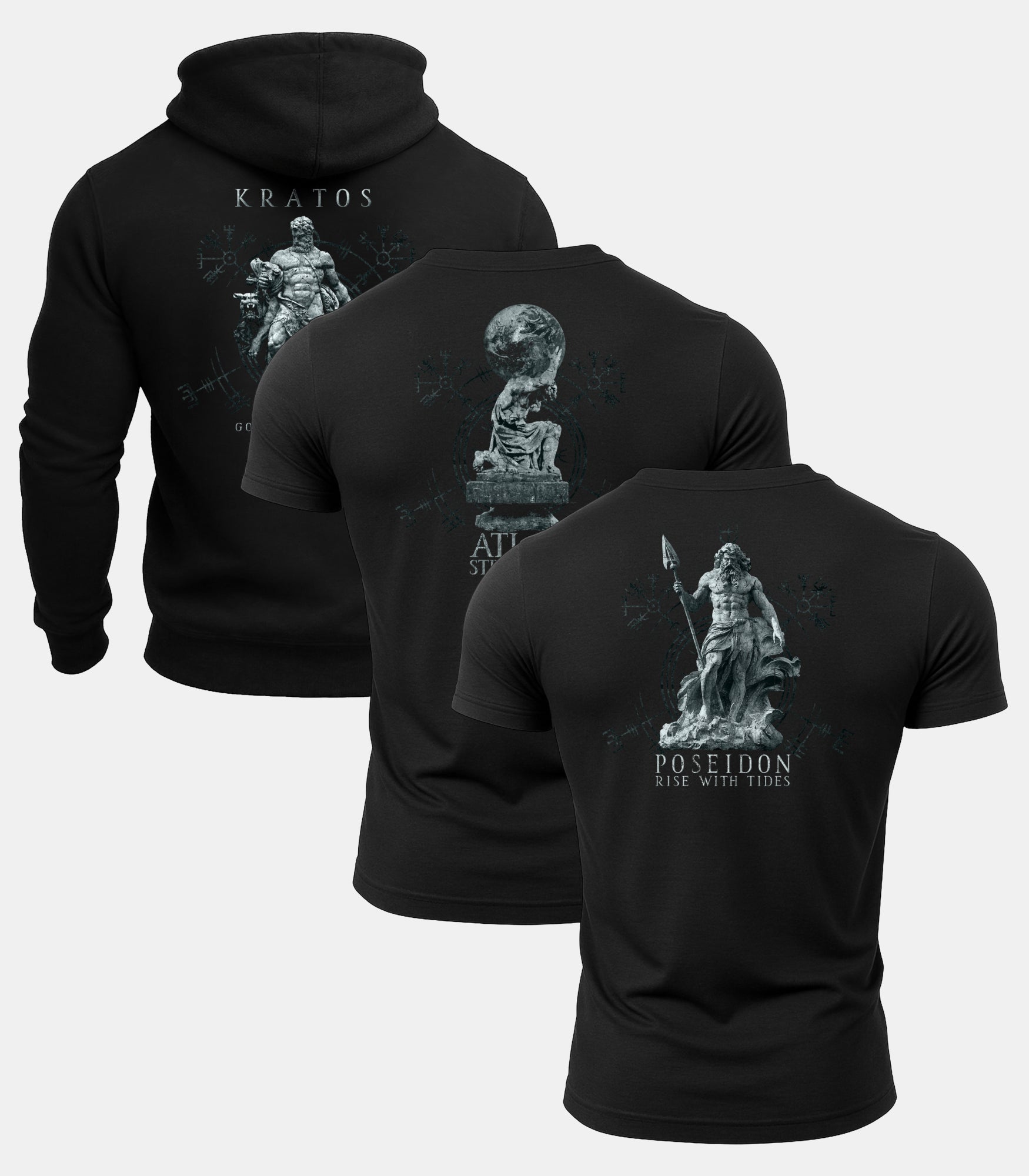 Atlas Strength Gym Hoodie & Tee 3 Pack