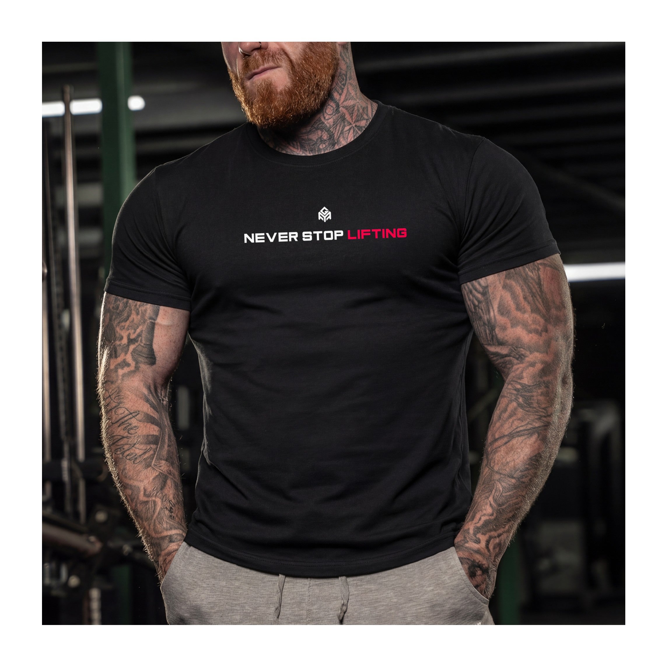 GYMTIER-CORENEVERSTOPLIFTING-GD001 - BLAC