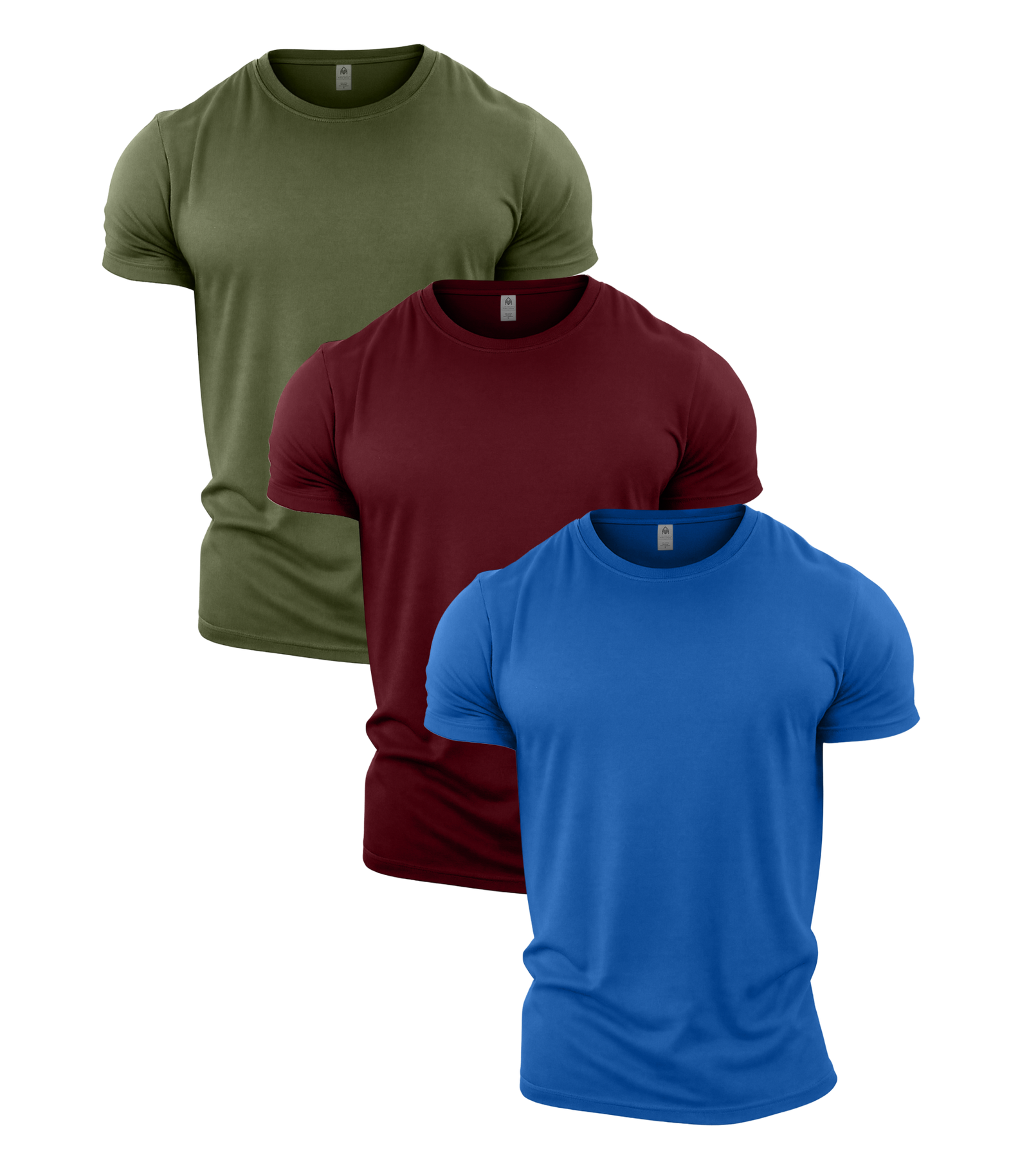 Multi Colour Crew Neck Gym T-Shirt 3 Pack