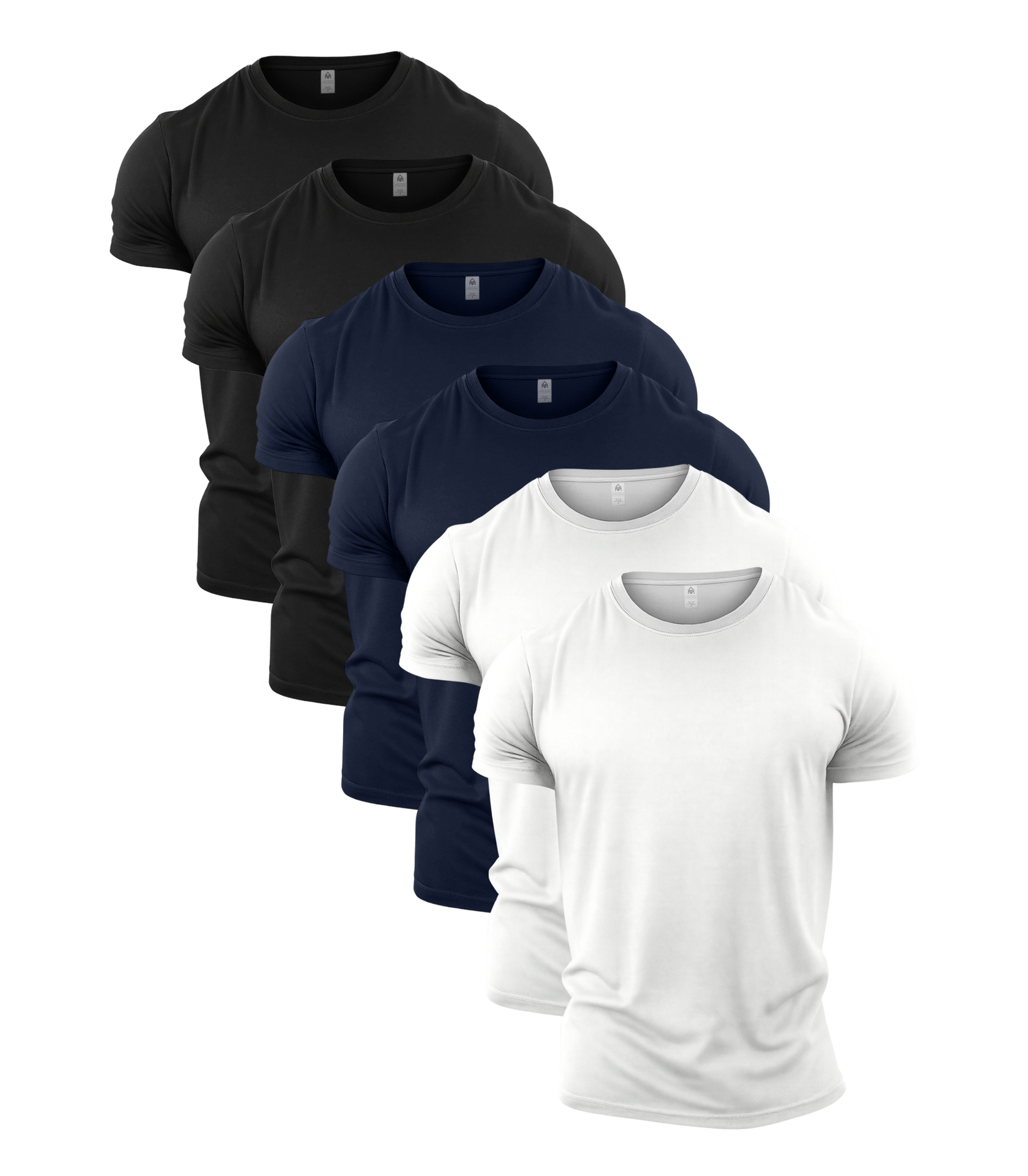 Standard Crew Neck Gym T-Shirt 6 Pack