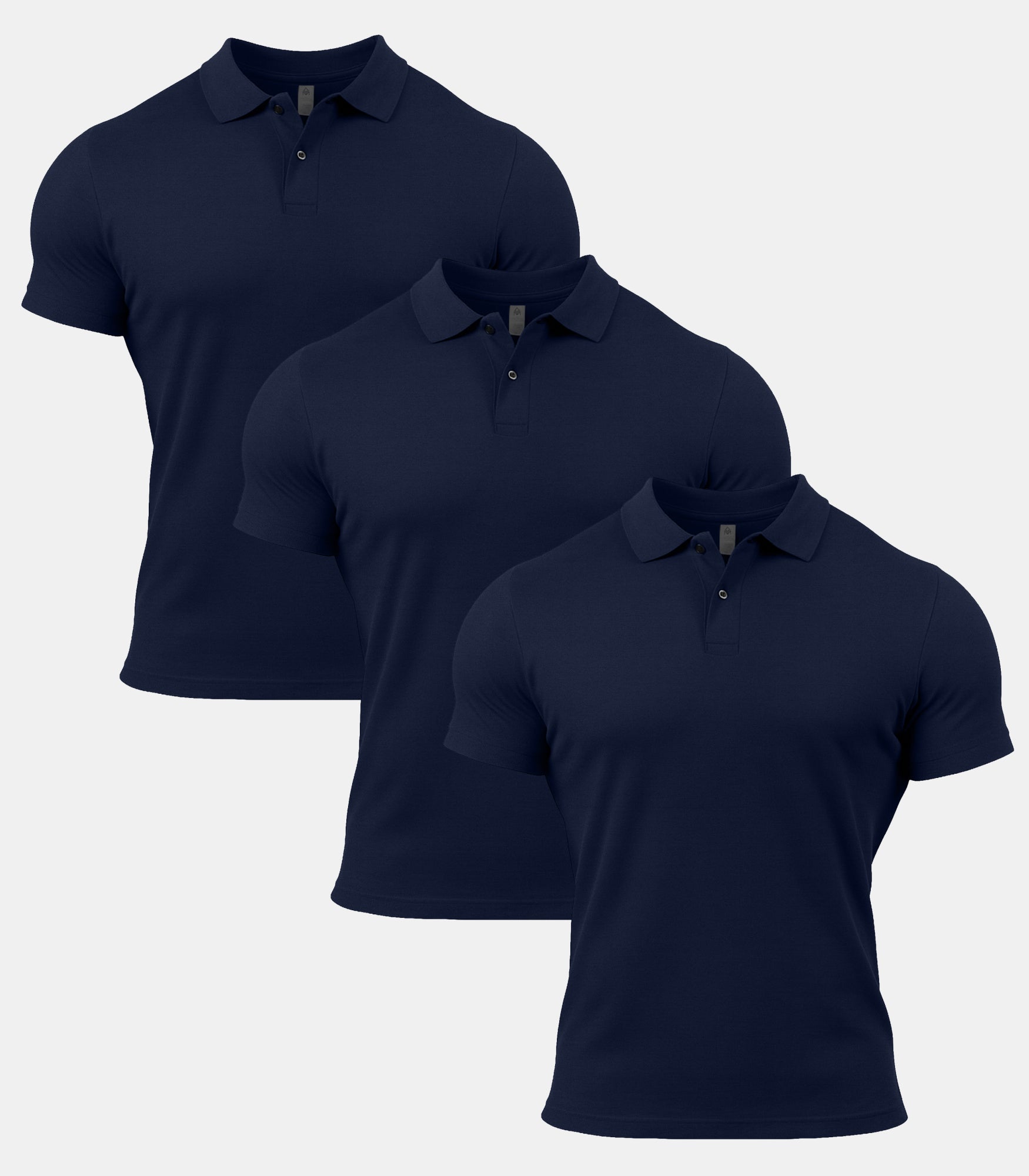 All Navy Polo Shirt 3 Pack