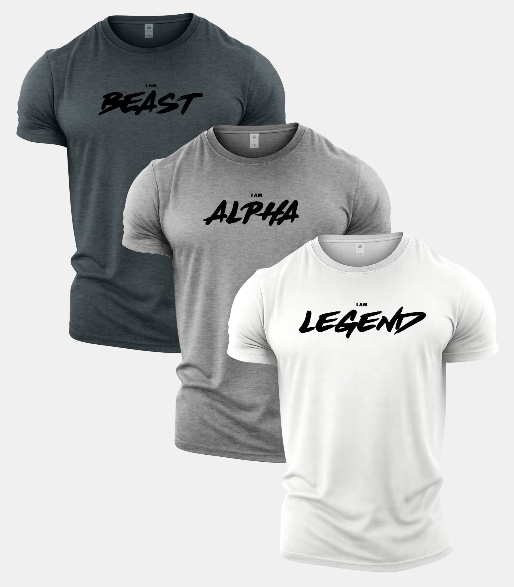 I Am Classic Gym T-Shirt 3 Pack