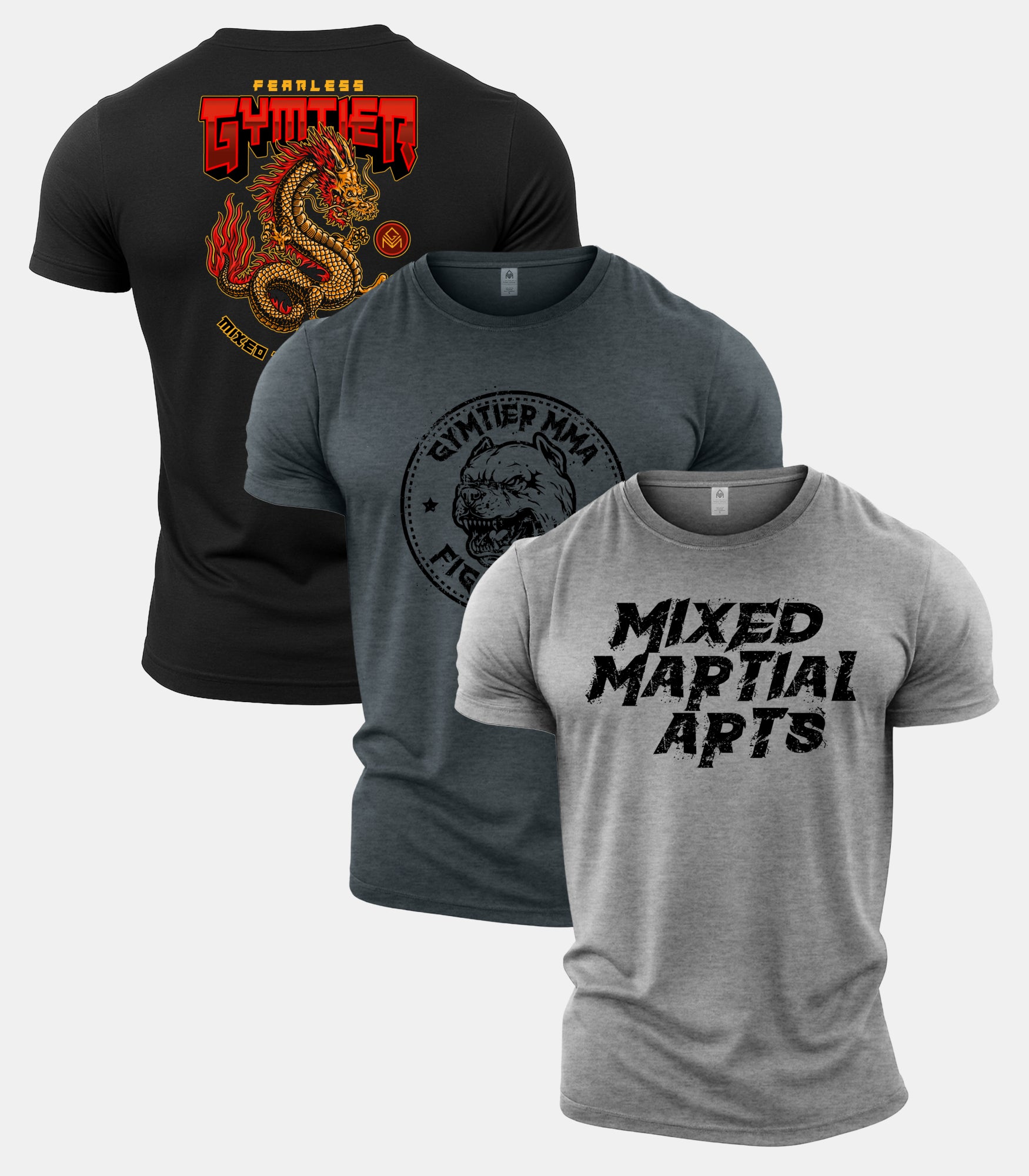 MMA Classic Gym T-Shirt 3 Pack