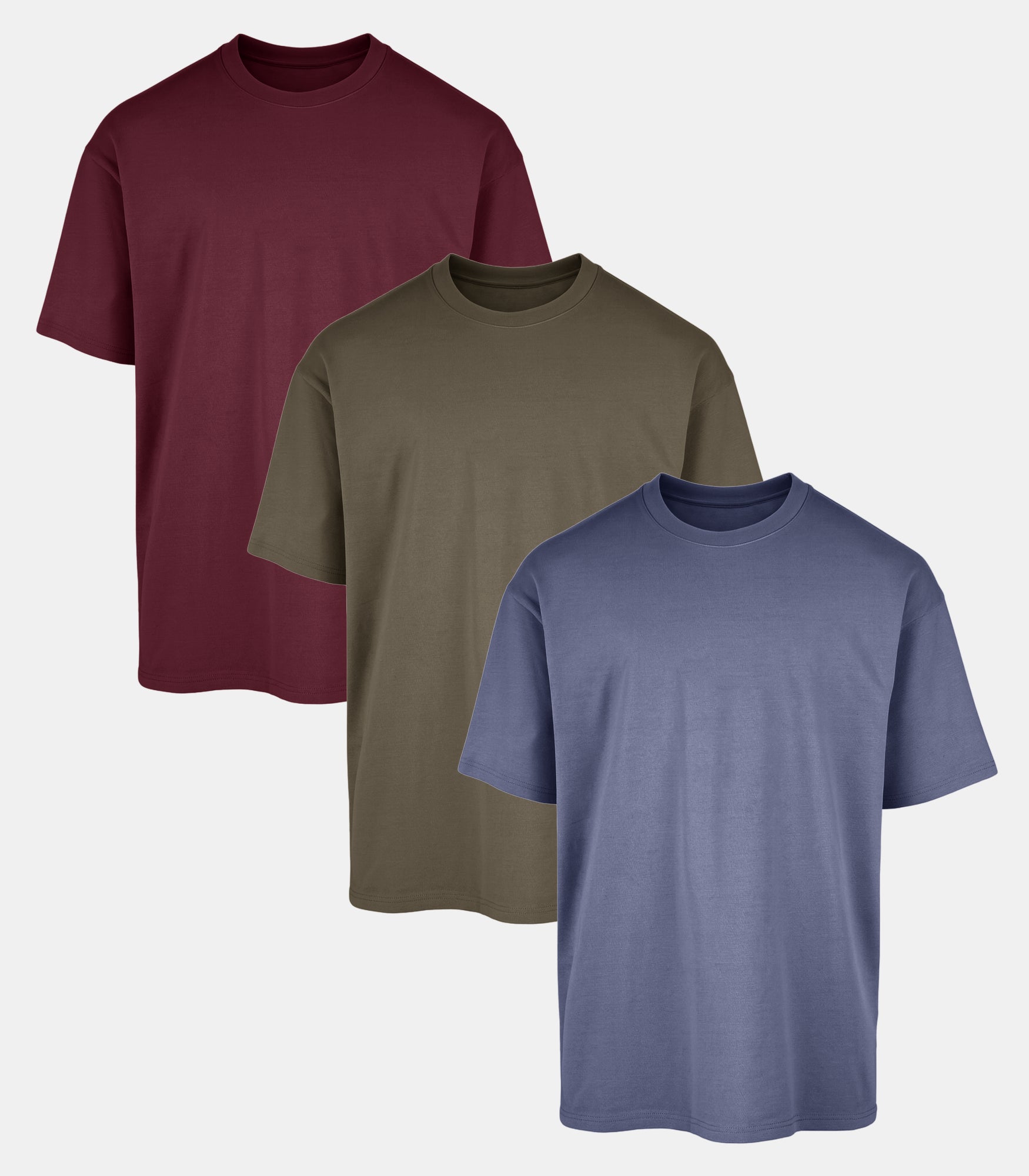 Multi Colour Oversized Gym T-Shirt 3 Pack