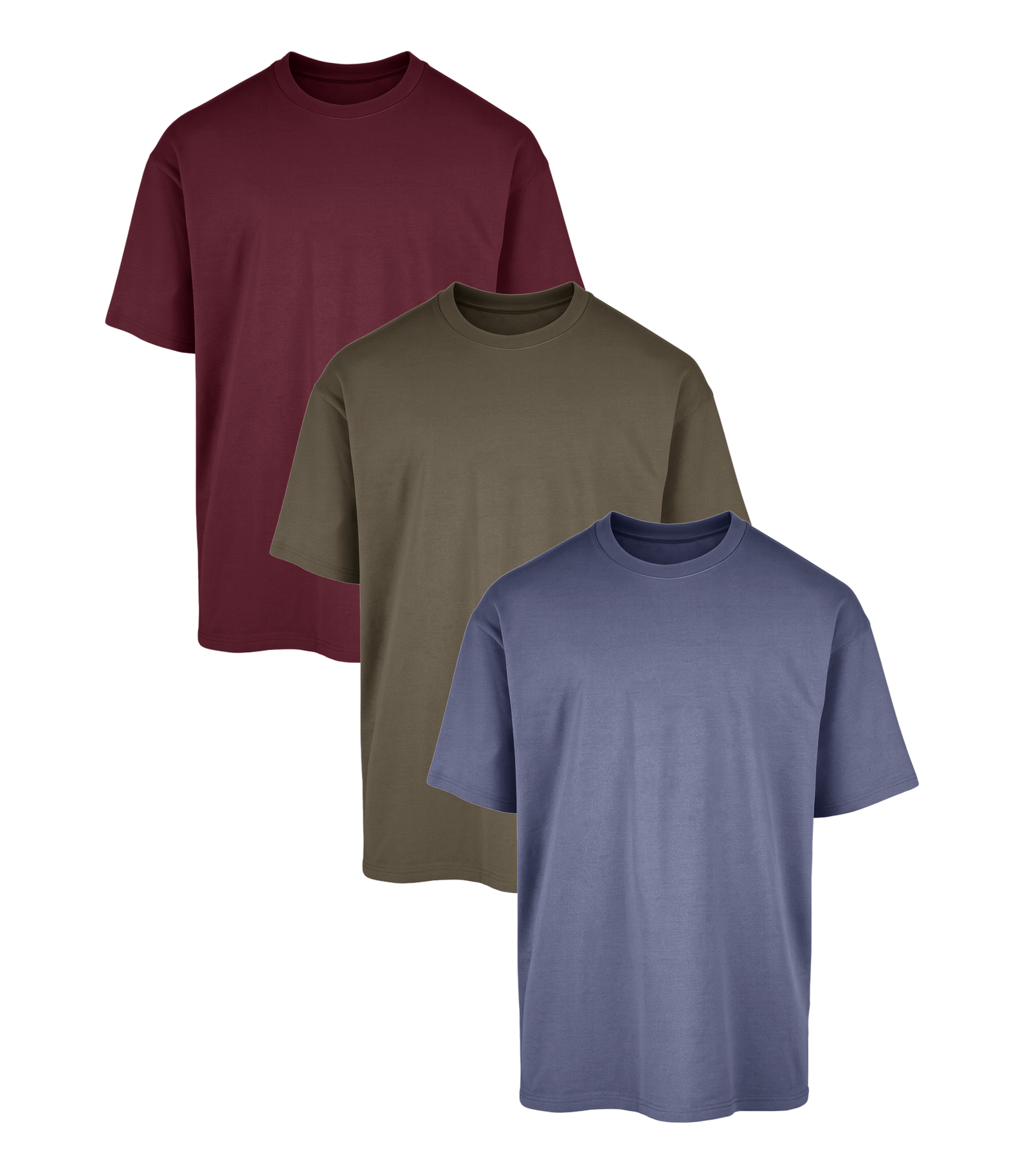 Multi Colour Oversized Gym T-Shirt 3 Pack