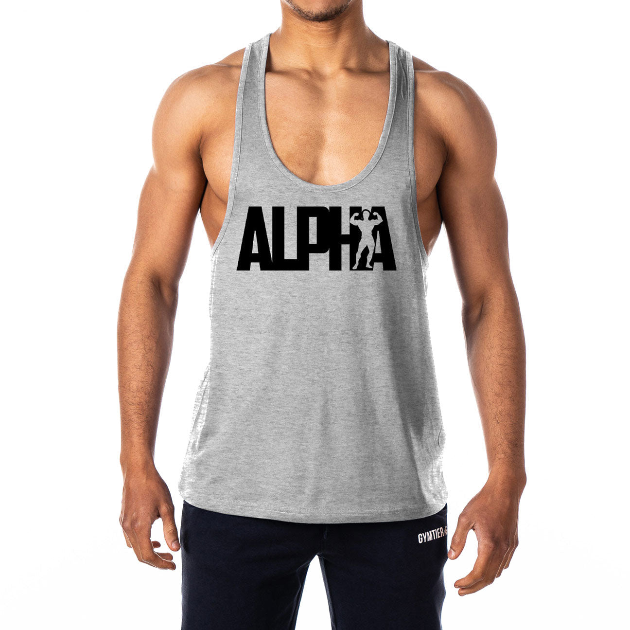Alpha Mens Stringer Top Gymtier – Tank
