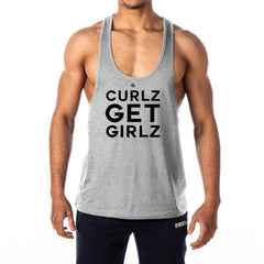 Curlz Get Girlz Mens Stringer Tank Top