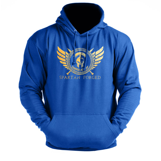 Spartan Forged Chest Emblem Gold - Spartan Forged - Gym Hoodie