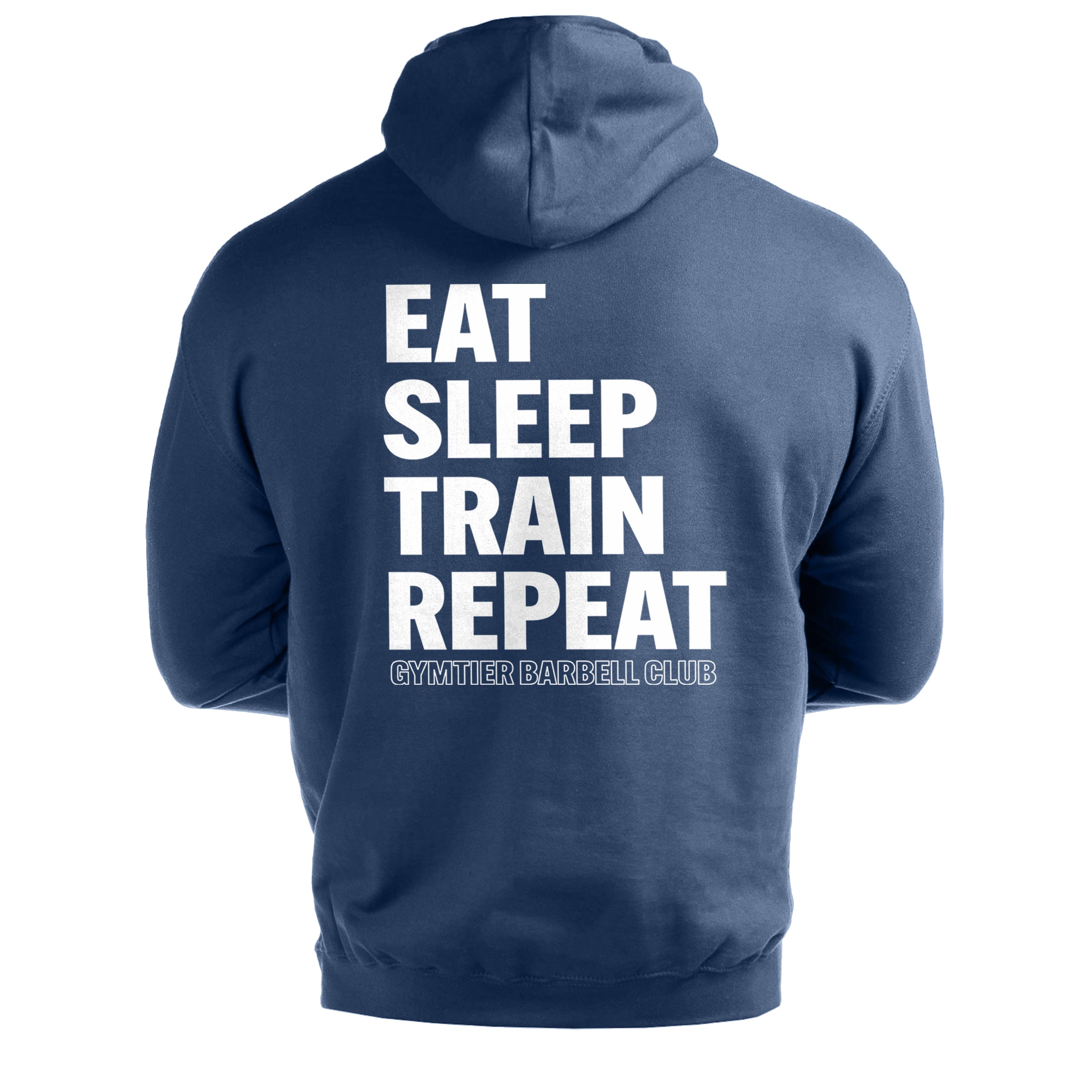 Gymtier Barbell Club - Eat Sleep Train - Gym Hoodie