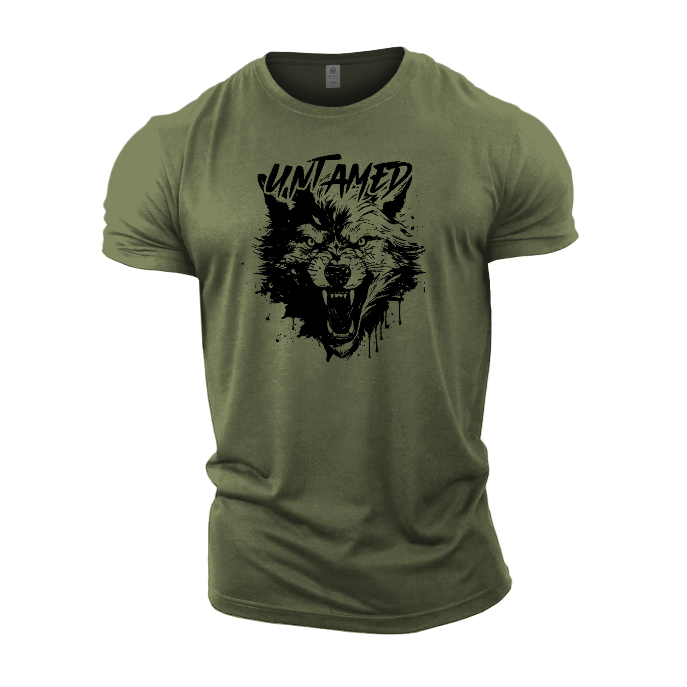 Untamed Wolf Black - Gym T-Shirt