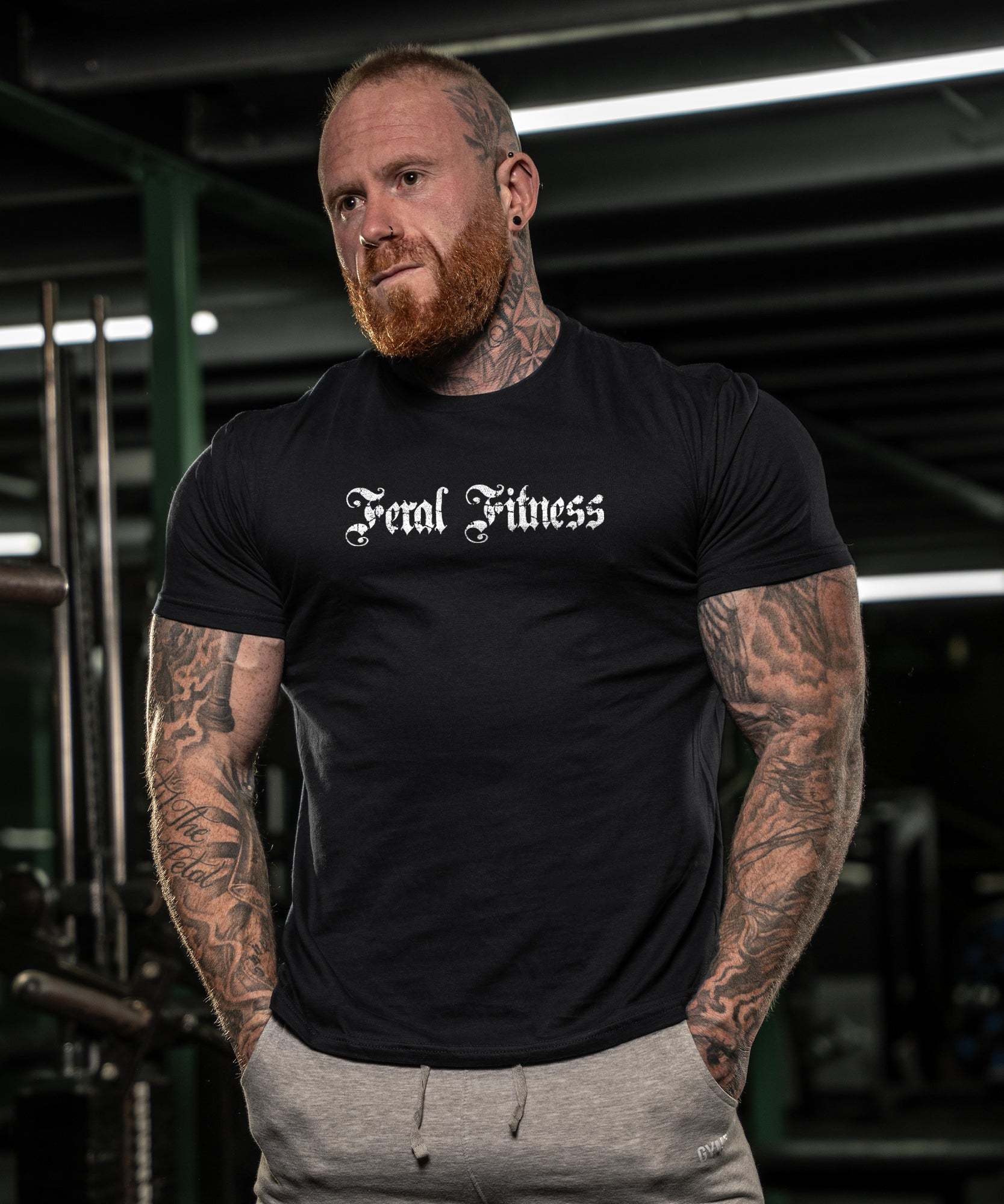 Feral Fitness Tiger - Men's Gym T-Shirt – Gymtier