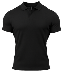 GYMTIER-POLOSHIRT-BA306 - BLAC