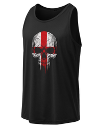 Skull England Flag - Men's Vest | Angle
