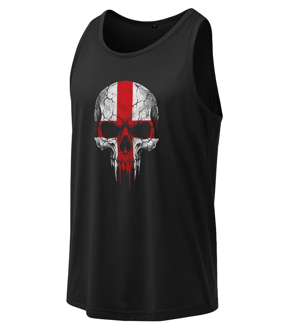 Skull England Flag - Men's Vest | Angle