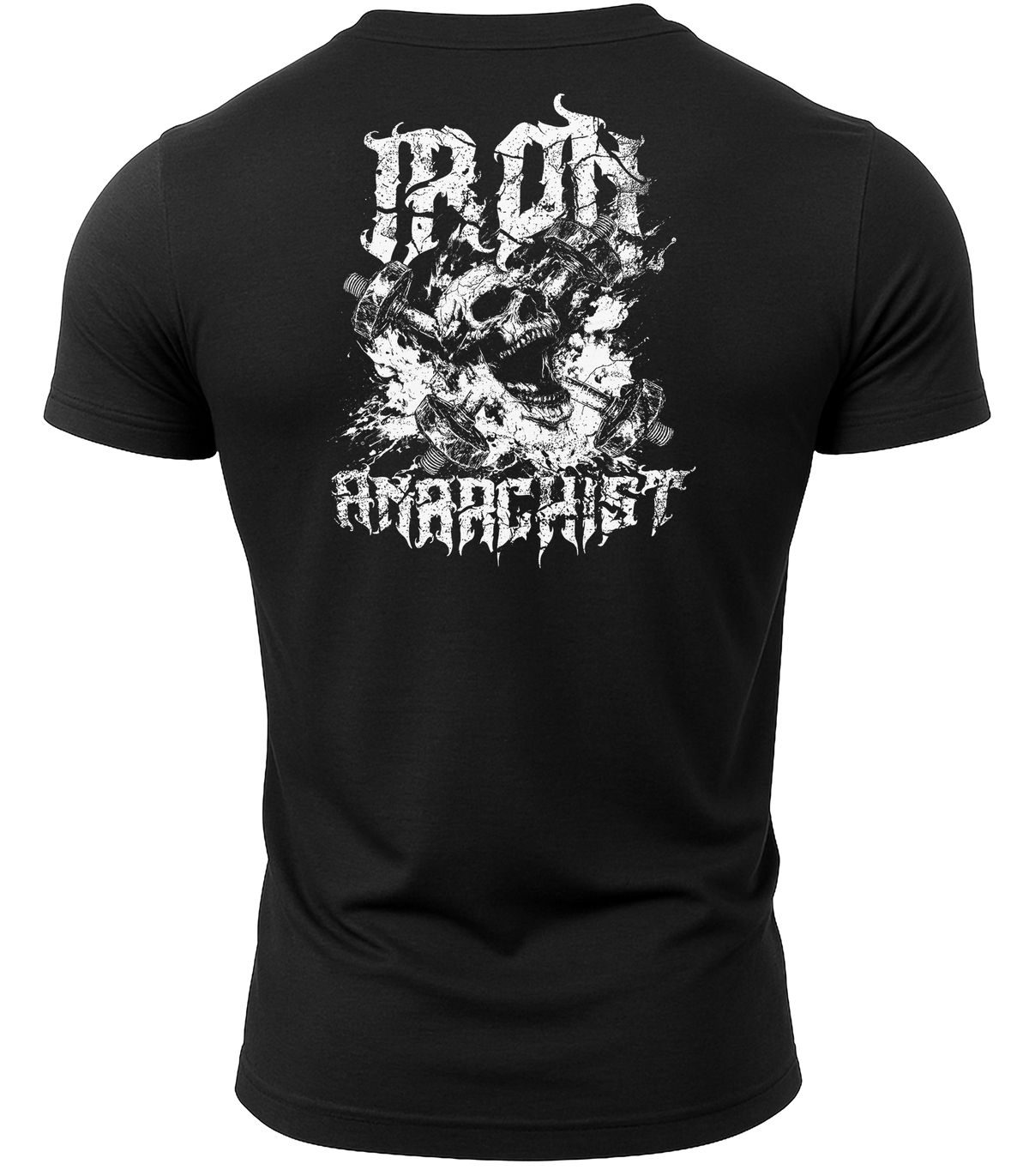 GYMTIER-IRONANARCHISTSKULLDUMBBELL-GD001 - BLAC