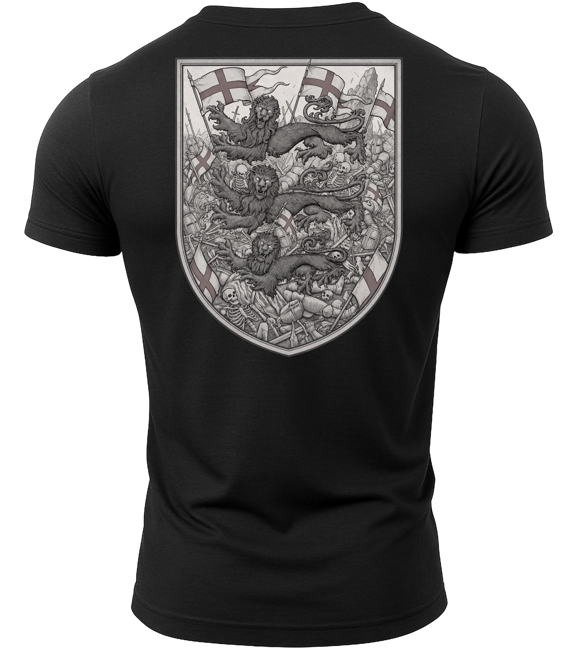 England 3 Lions Emblem - Men's T-Shirt