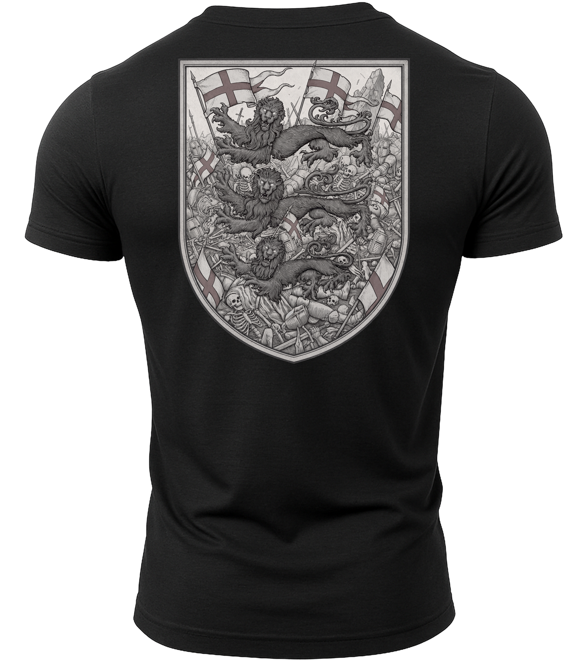 England 3 Lions Emblem - Men's T-Shirt