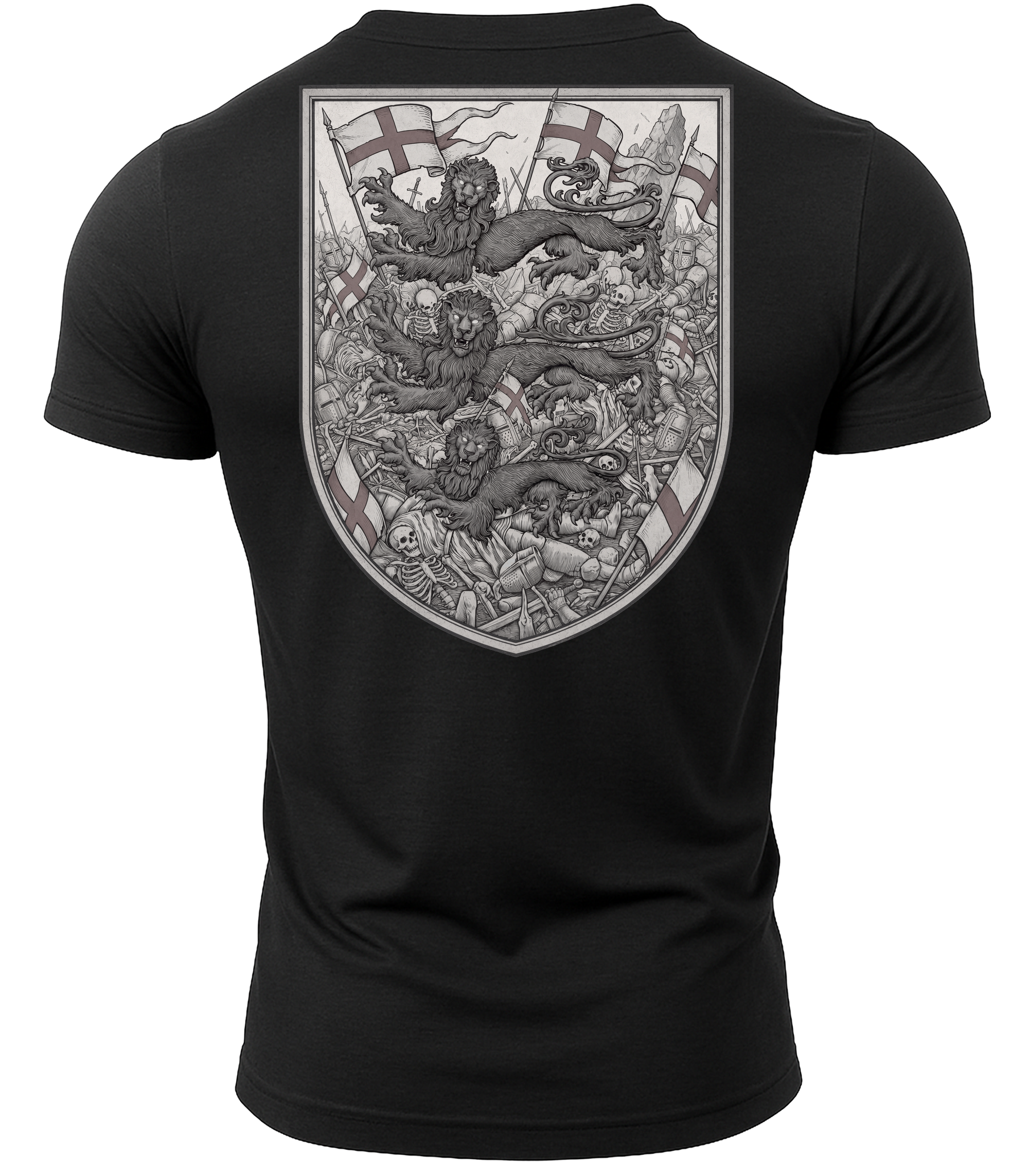 England 3 Lions Emblem - Men's T-Shirt