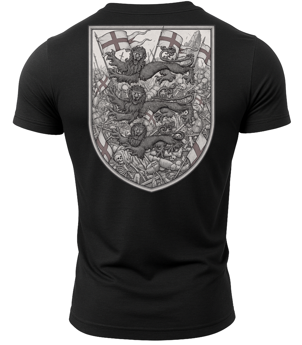 England 3 Lions Emblem - Men's T-Shirt