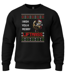 Merry Liftmas Gym Sweatshirt 3 Pack - Black