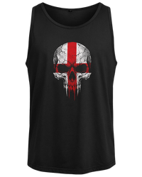 Skull England Flag - Men's Vest