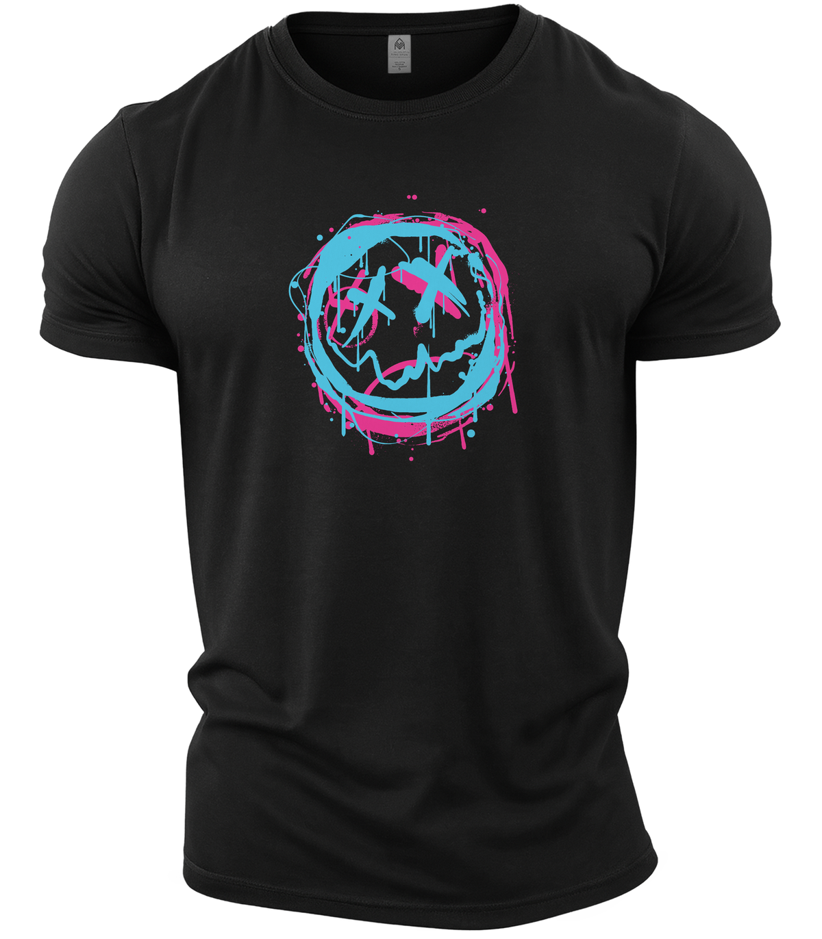 GYMTIER-TWISTEDSMILEY-GD001 - BLAC