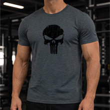 Skull Classic Gym T-Shirt 3 Pack - Dark Heather