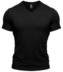 GYMTIER-VNECK-GD010 - BLAC