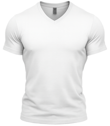 GYMTIER-VNECK-GD010 - WHIT