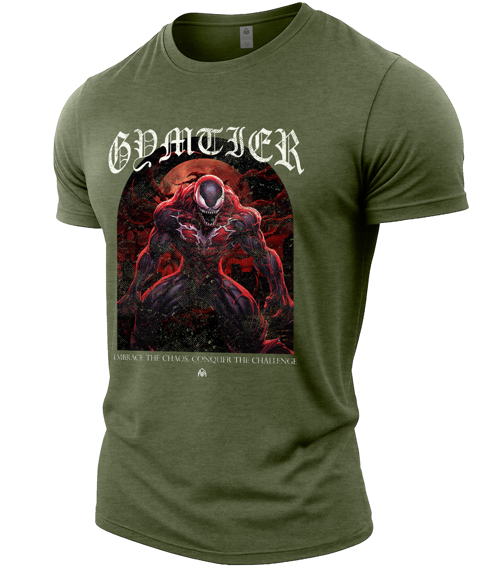 Heather Military Green | Angle