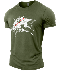 Heather Military Green | Angle