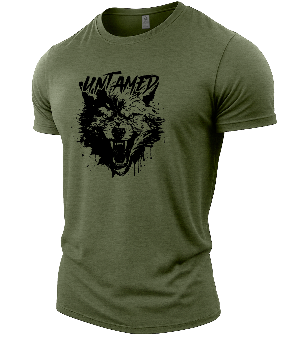 Heather Military Green | Angle