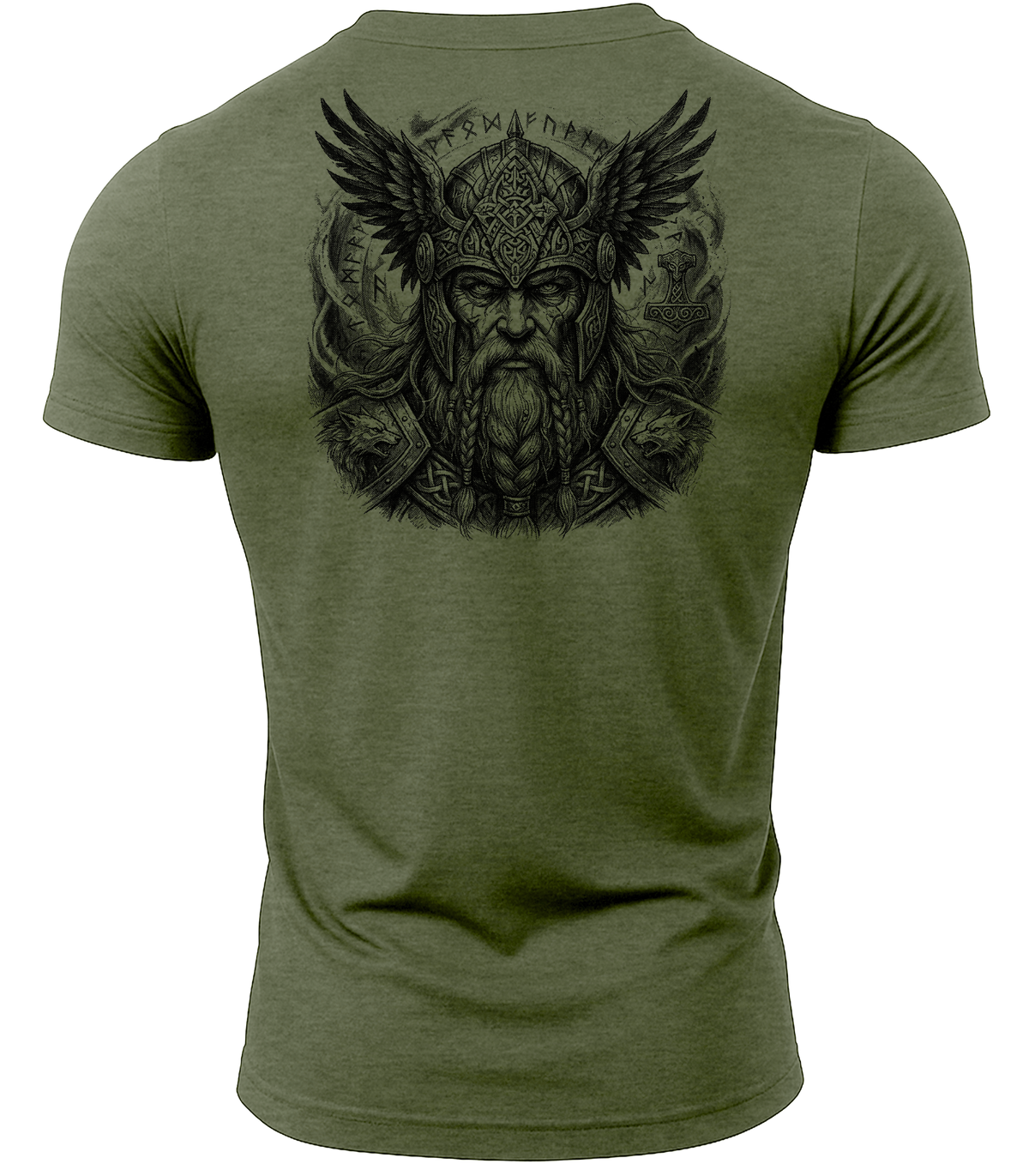 Heather Military Green | Back