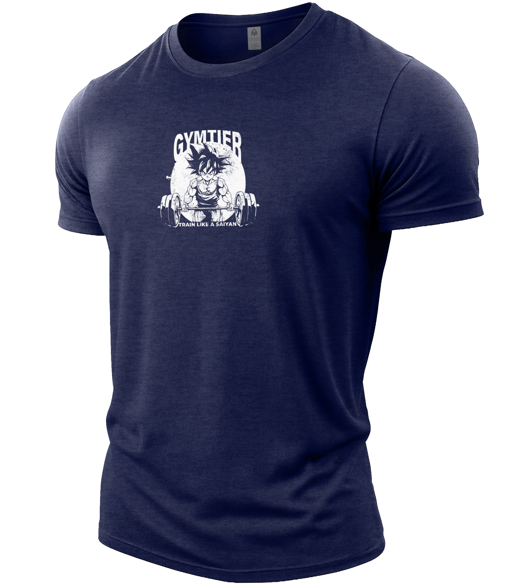 Heather Navy | Angle