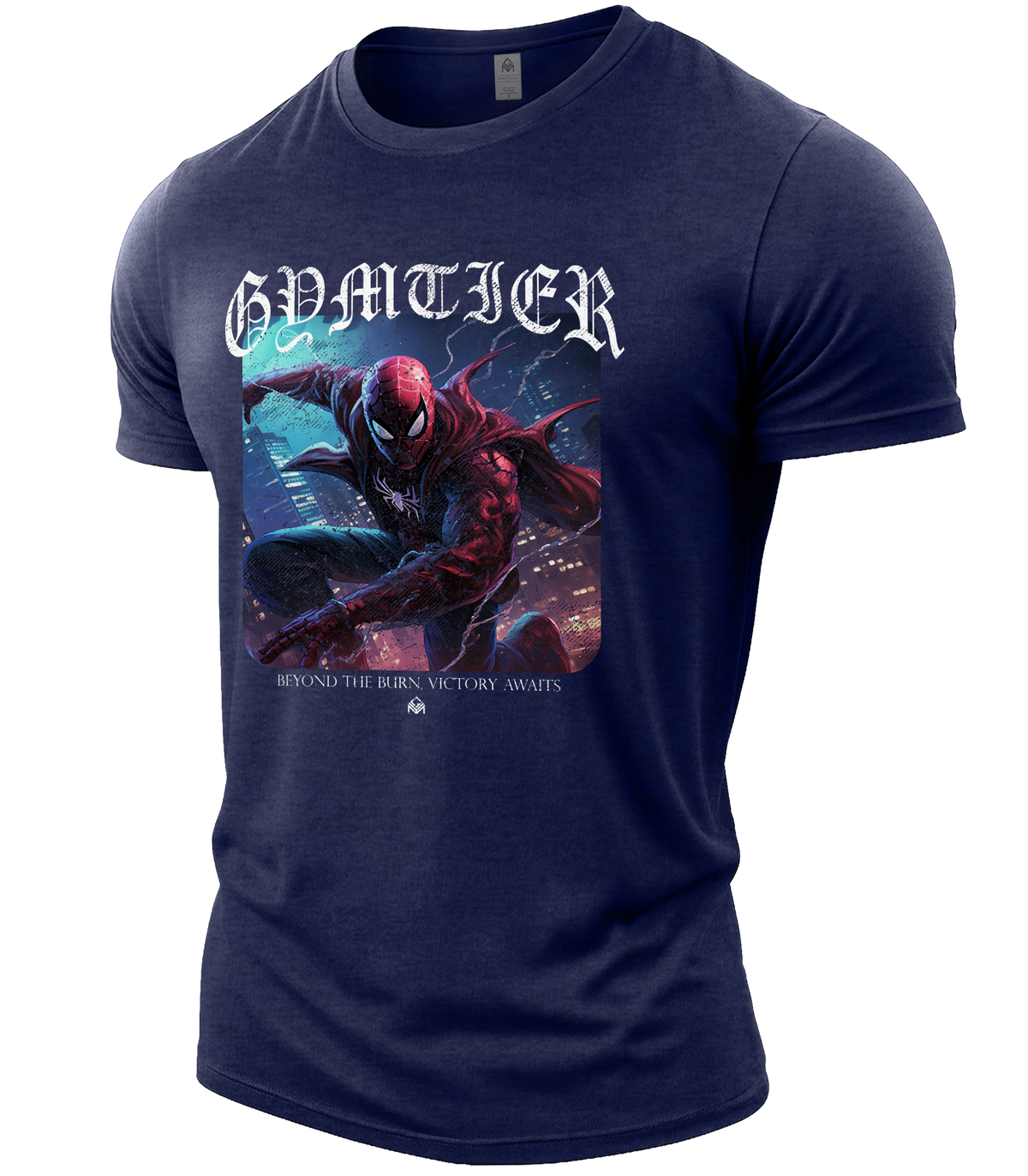 Heather Navy | Angle