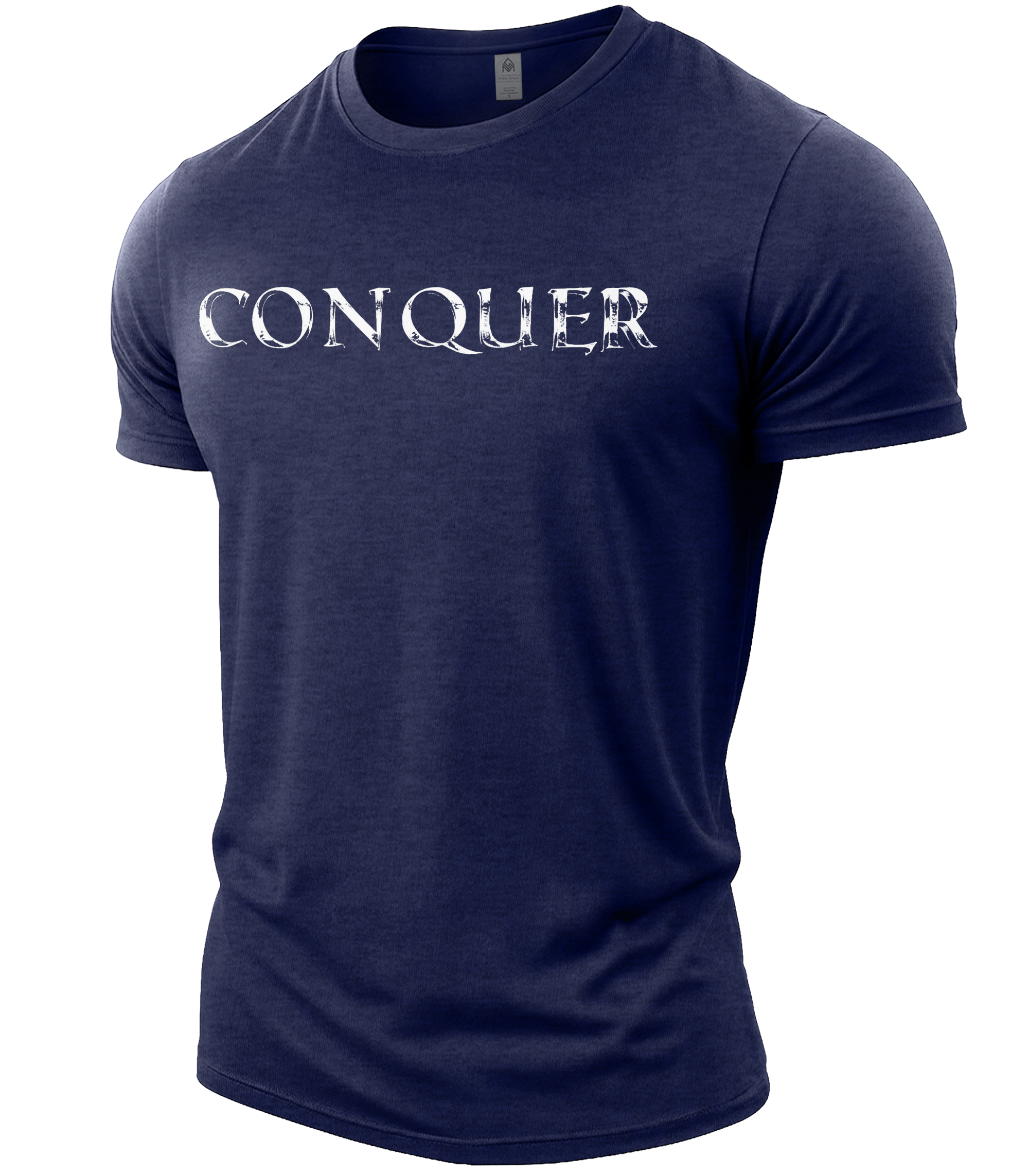 Heather Navy | Angle