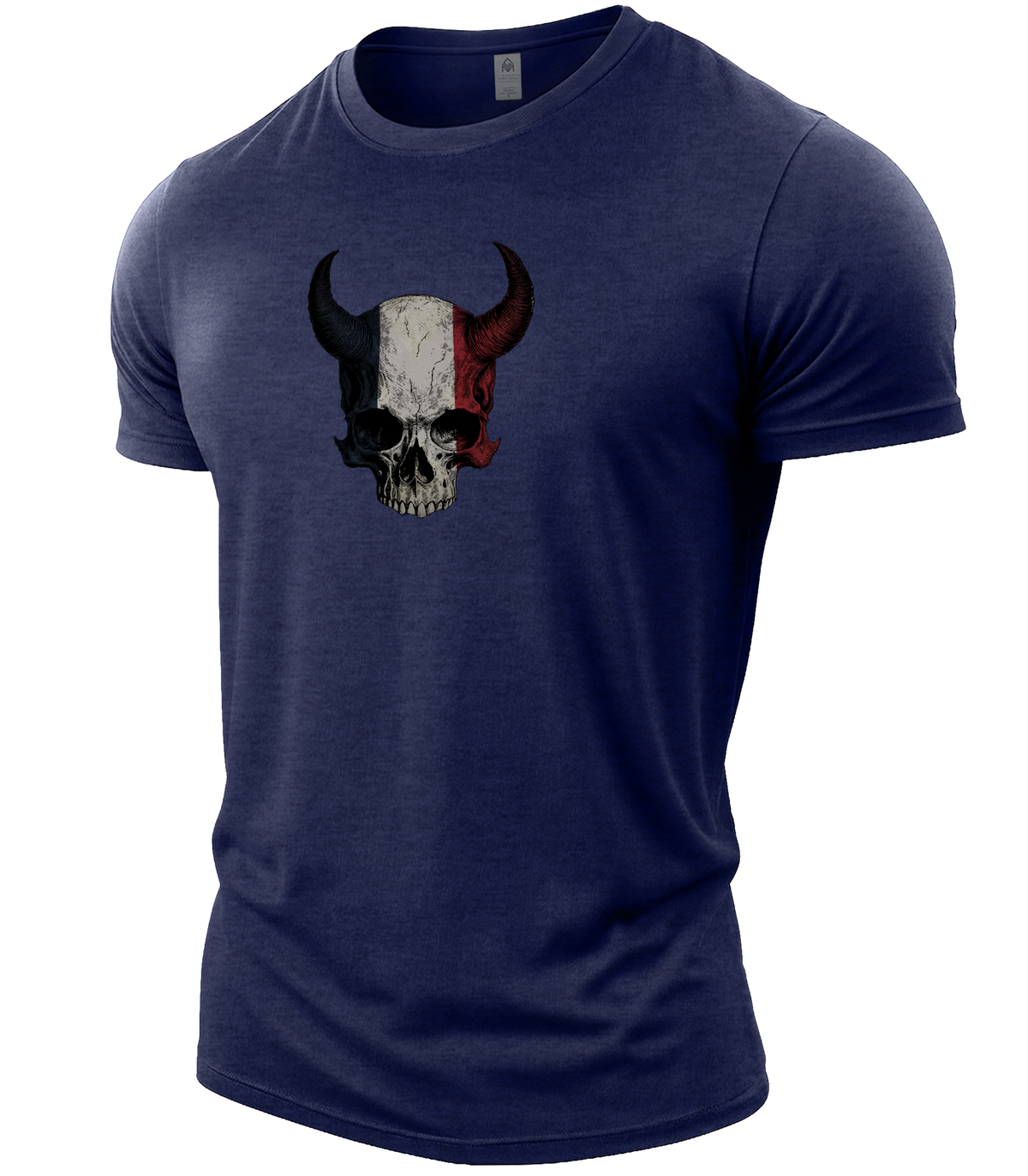 Heather Navy | Angle