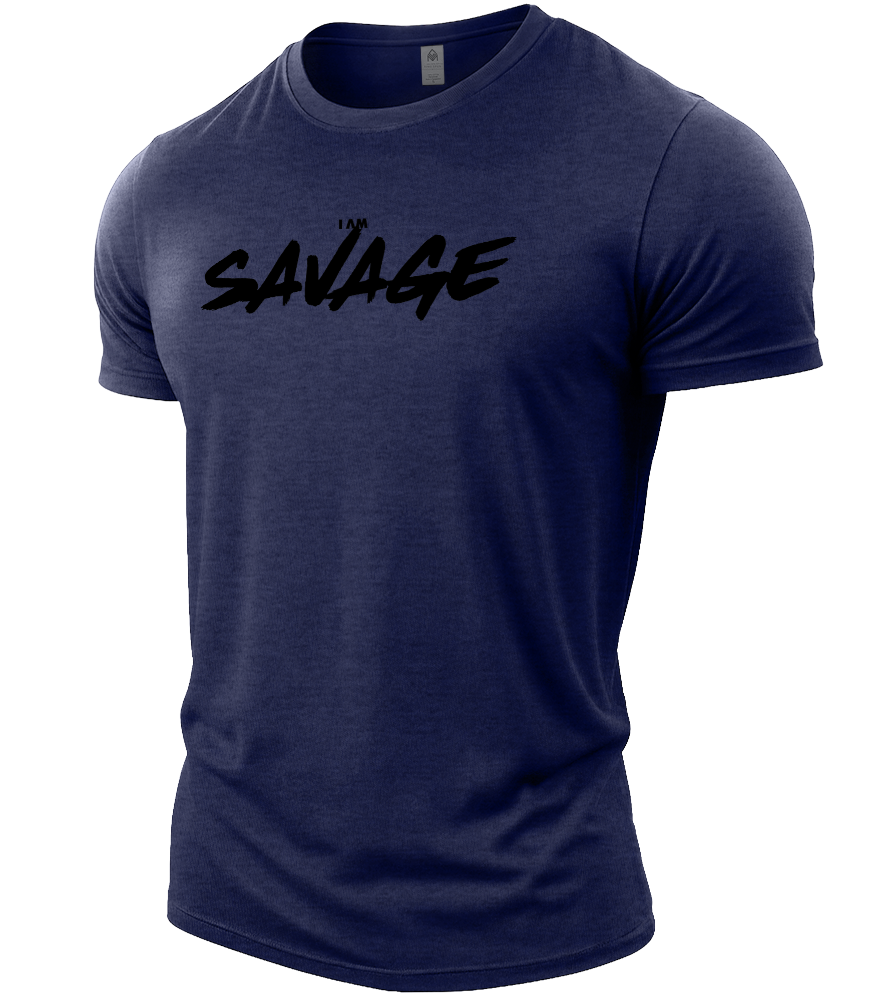 Heather Navy | Angle