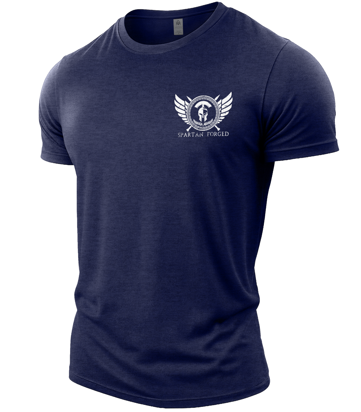 Heather Navy | Angle