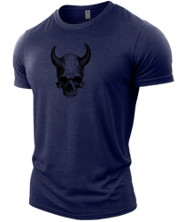 Heather Navy | Angle